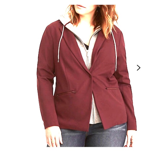 torrid Jackets & Blazers - ⭐️ SALE ⭐️ Torrid Layered Hoodie Blazer